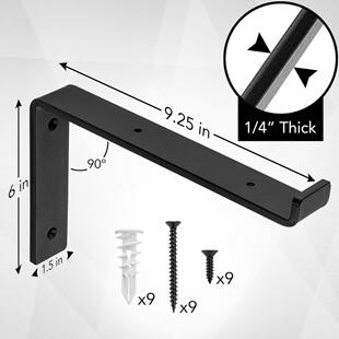 4mm金属层板支架 简约支撑架 隔板支架托架墙上层板托搁板三脚架