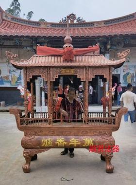 铸铁香炉 寺庙香炉户外大型烧香炉大型景区香炉 宗祠天地炉香火鼎