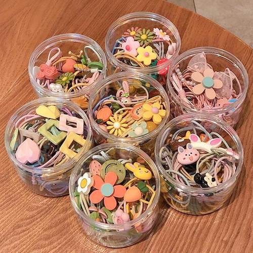 韩版可爱橡皮筋发圈高弹力头绳女儿童扎头发皮筋发绳头饰发
