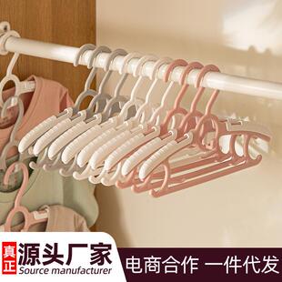 一隅一舍多功能可伸缩儿童衣架婴儿衣挂新生儿衣撑宝宝无痕晾衣架