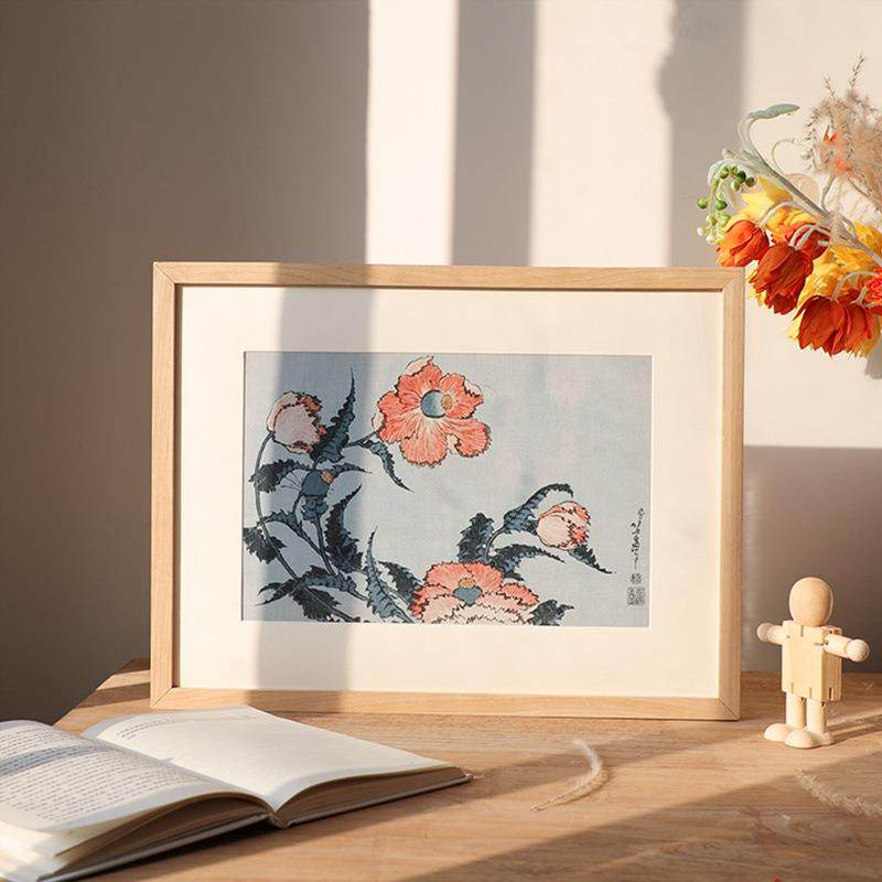 画框实木装裱任意尺寸A4 a3 24寸4K拼图框裱框木质外框条相框挂墙