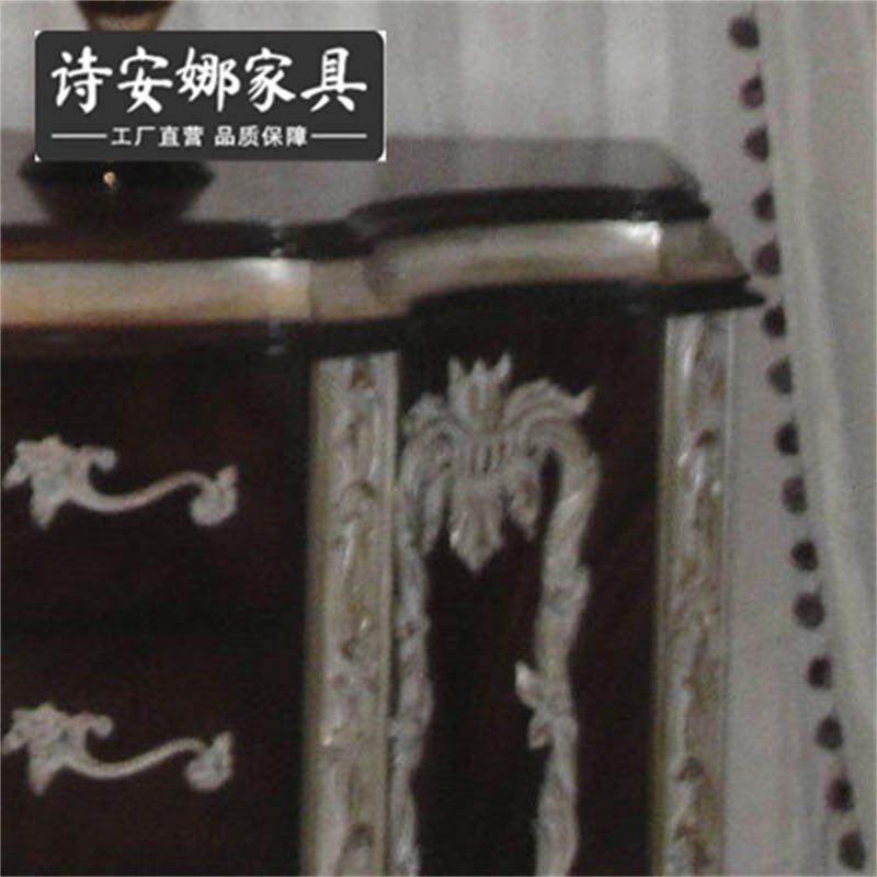 玄欧式手关柜纯柜工实木雕花餐边桌入户酸ZPS枝玄关柜桌