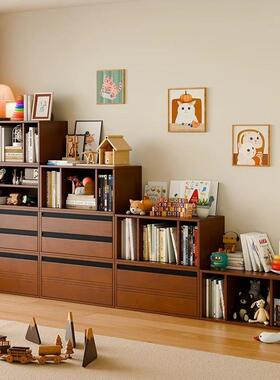 幼书柜积木组合柜展示VRK自由组合子格落地靠墙实木儿园客柜厅置