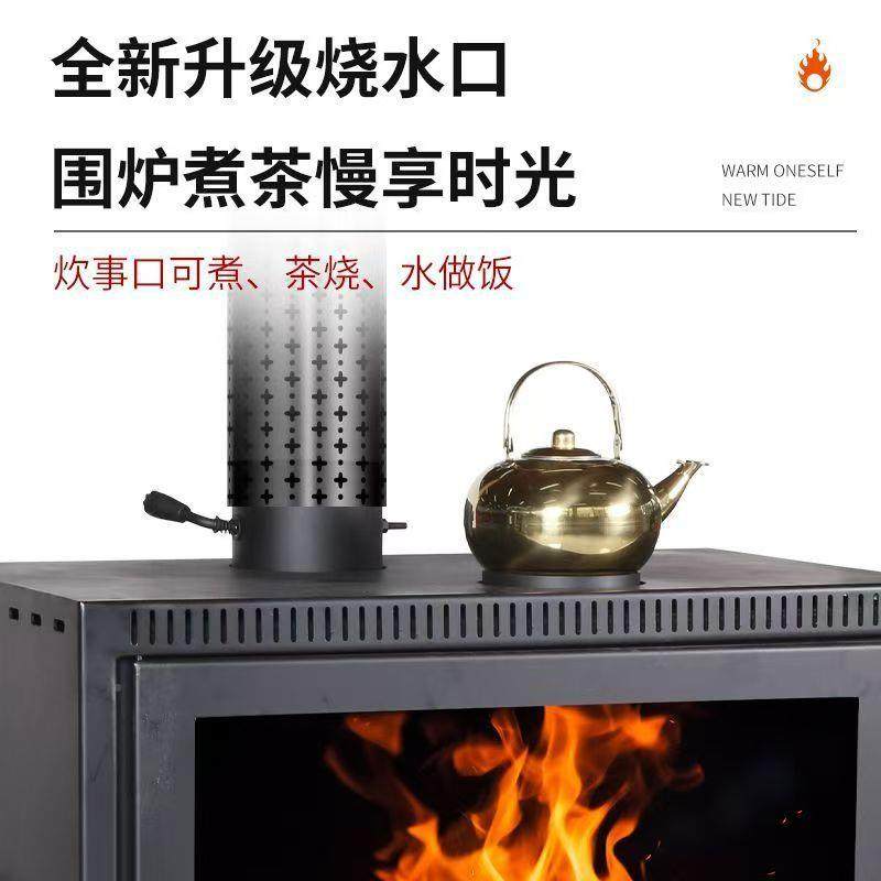 新真火壁炉VUH家暖用燃木柴铸铁取炉农室内欧式型匠人村柴火炉取