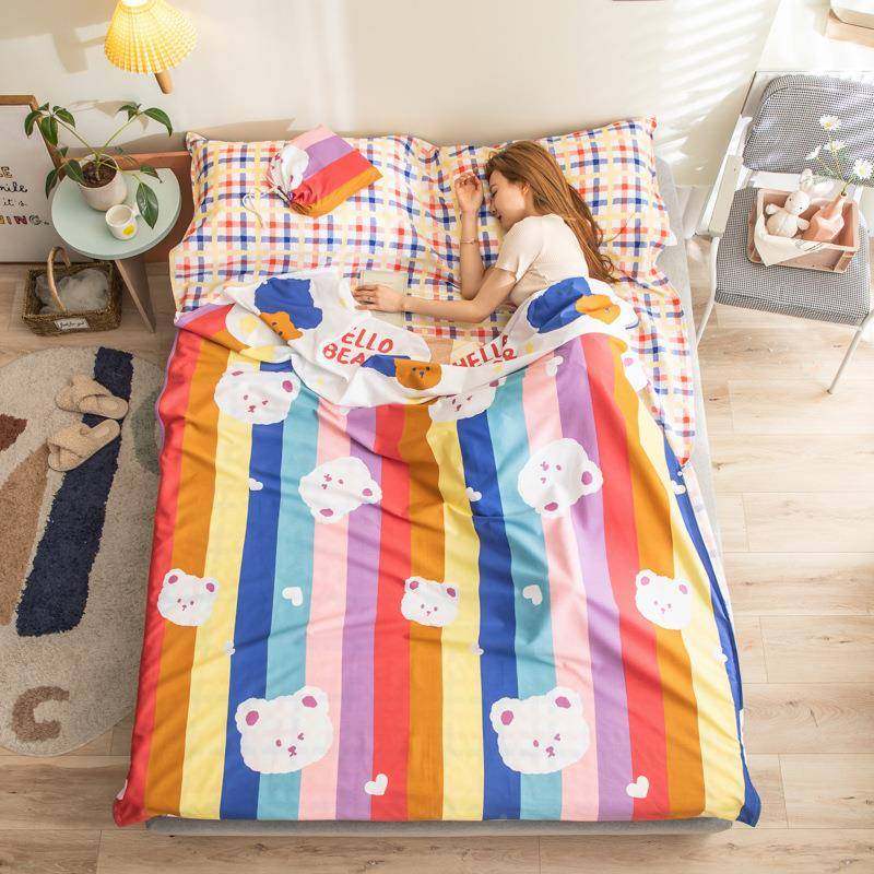 202B-FLG605店4款全隔脏棉睡袋纯棉酒出差旅行宾馆床上用品新包邮