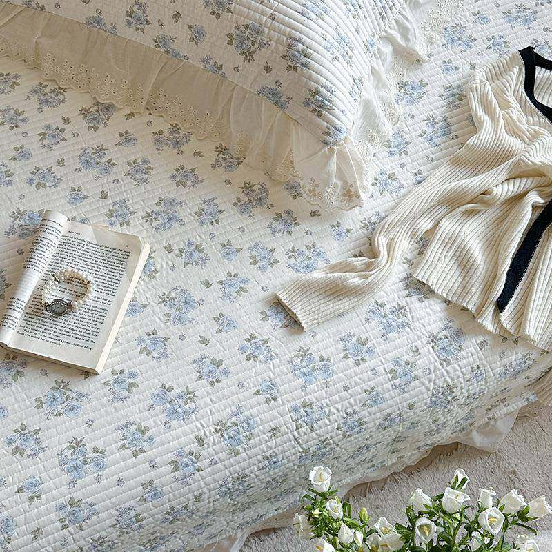 法式花边全棉MBZ双层纱夹床盖三件花套缝棉绗单双人加厚床单小碎,鲜花速递/花卉仿真/绿植园艺,其它园艺用品,淘宝优惠券,粉丝福利购,淘宝优惠卷