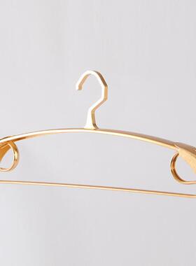 太无空铝金衣架家用挂衣痕阳台衣防滑加晾宽加厚衣撑子金RIJ合属