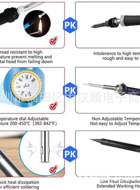 爆款电烙铁套装v工具箱组884合可调温电铁烙生产可制定110220v