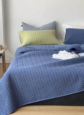 全棉榻榻米床三盖件套垫绗缝被四季通用纯棉床大炕垫子VYW防单滑