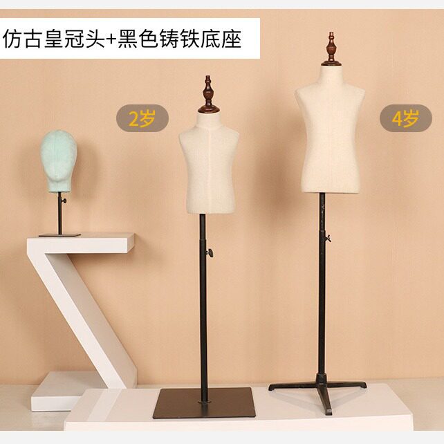 童装店儿童模特橱窗展示模特道具小孩青少年模特半身儿童模特道具
