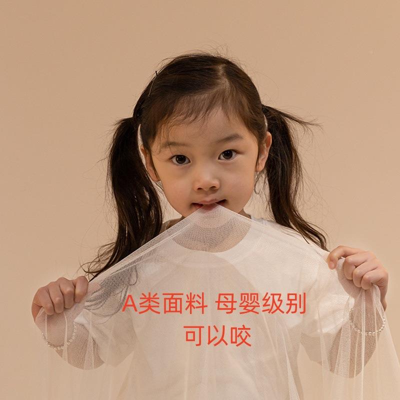 特大吊顶大圆顶蚊帐351.-大IGN米床加宽拼接婴儿圆床子母床加大空