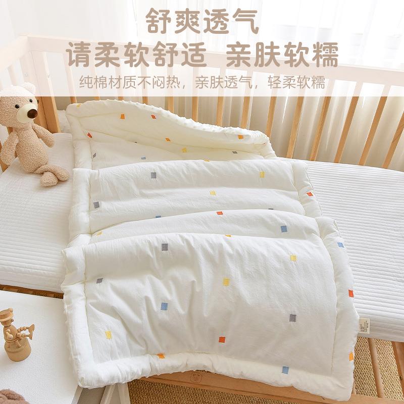 床褥午睡子子水洗被棉宝宝幼儿园婴儿儿童褥纯日SLQ系小床褥垫可