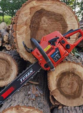 田大功率油锯汽油锯伐木锯进松口电GRO小锯链条锯大功率家用型砍