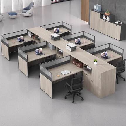 职员办公桌桌现办公室脑简约风员工办公桌zk-01116子现代简约电桌