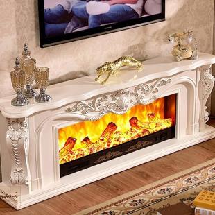 饰.柜实木电视柜美式 壁炉欧式 3252米装 壁炉1芯取暖电壁炉 1.5