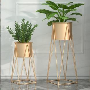 欧室架内铁艺爬置藤花AJA12833客厅阳台简易绿植造型落架地式 花盆