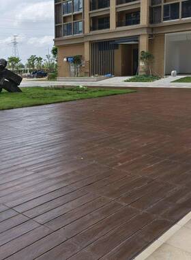 IBL外户制景水泥仿木架空栈道板预区防水防滑防腐生态木纹砖