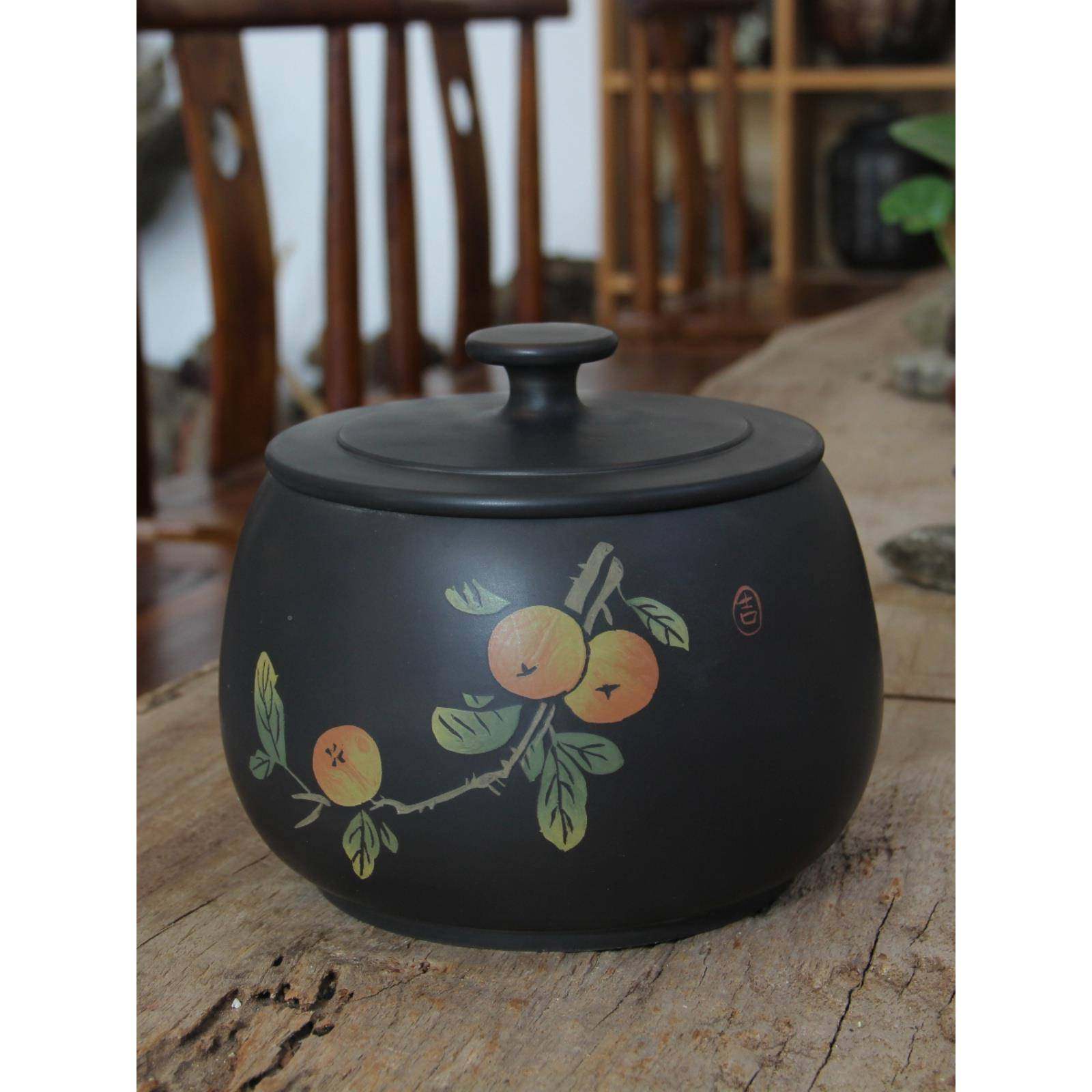 云南建水紫陶357克醒茶罐大原矿F766HS9M泥工料透气防潮聚号茶香