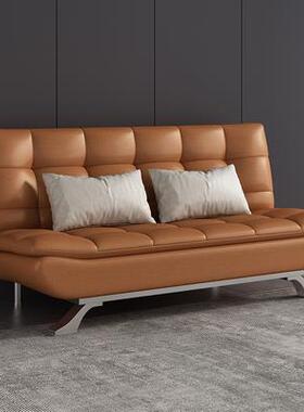 7K猫抓皮OVE小户型沙功能简约两用折叠沙发床客免洗防多污猫抓厅