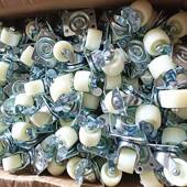 .5寸2寸21.5寸定.5寸3寸家静音脚轮肥仔轮PP万向脚轮具脚轮1塑料