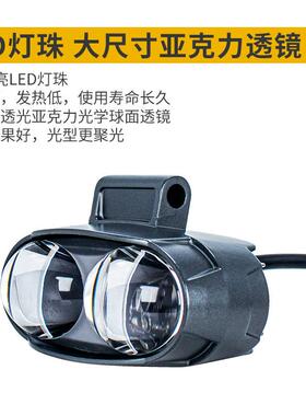 双透超光叉车LED示灯警12-1镜00V红蓝光聚ZS-2318区域信号灯安全
