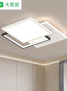 客厅主灯简19174约现代大气用饭厅主灯具智护眼新款卧室家顶灯44