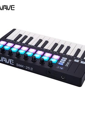 M-VV打ESMK-25MIDIA键盘控制DYE器便携编曲键盘ⅡRGB击垫键盘