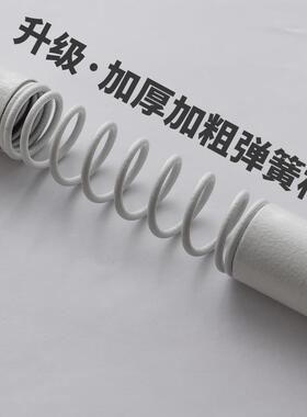 ?衣免打孔浴帘杆缩挂衣39661晾杆浴室卫生间架窗帘杆卧伸杆室衣柜