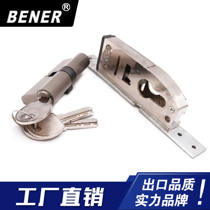 厂家直供铝合金门钩勾锁有框门锁推拉门移门锁隐形门锁