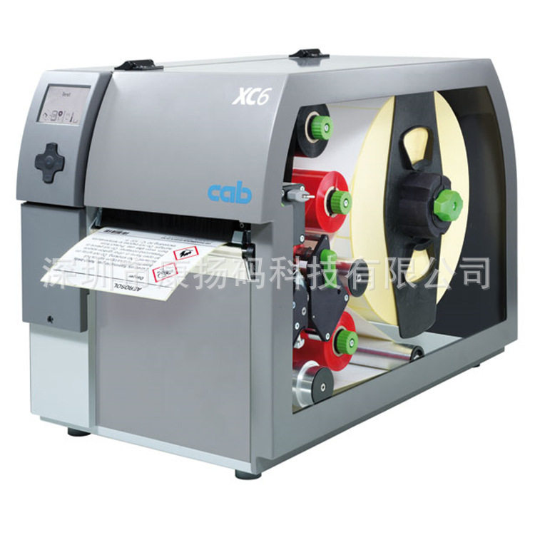 cab XC6 打印化学桶GHS警告标签贴纸 生产日期打印机