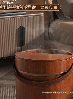 盆手提泡桶木质泡脚木桶冬天盆家用实木盆泡脚盆足81997浴洗脚洗