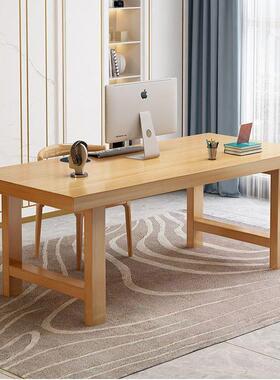 实木大板桌茶桌XMY66806长条桌约写茶字台简办公桌式电脑桌学生写