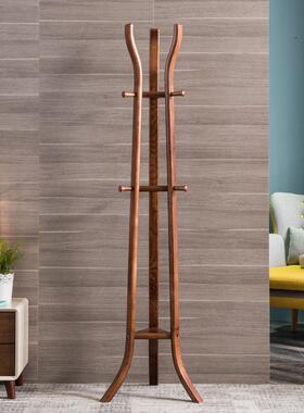 新中架式衣帽地全BLO实木卧省室转角挂衣架落简约现代多功能衣服