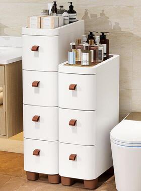 卫架生间置物架浴室家用夹缝屉式纳柜厕抽所侧收边收WIQ纳窄缝储