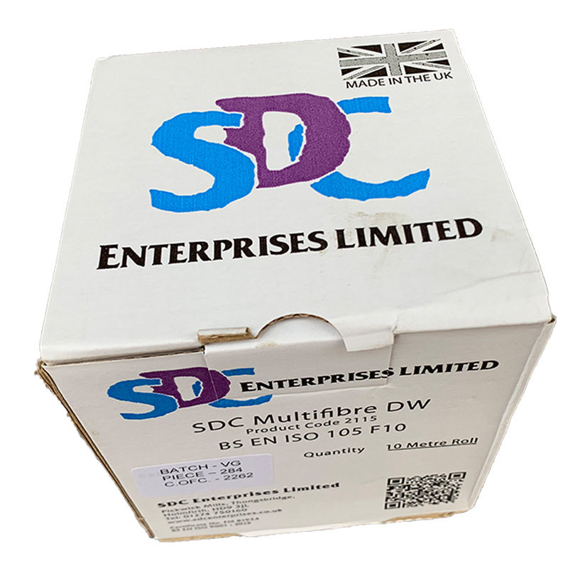 【SDC多纤维布】六色布ISO多纤维布贴衬织物洗水布色牢度测试布