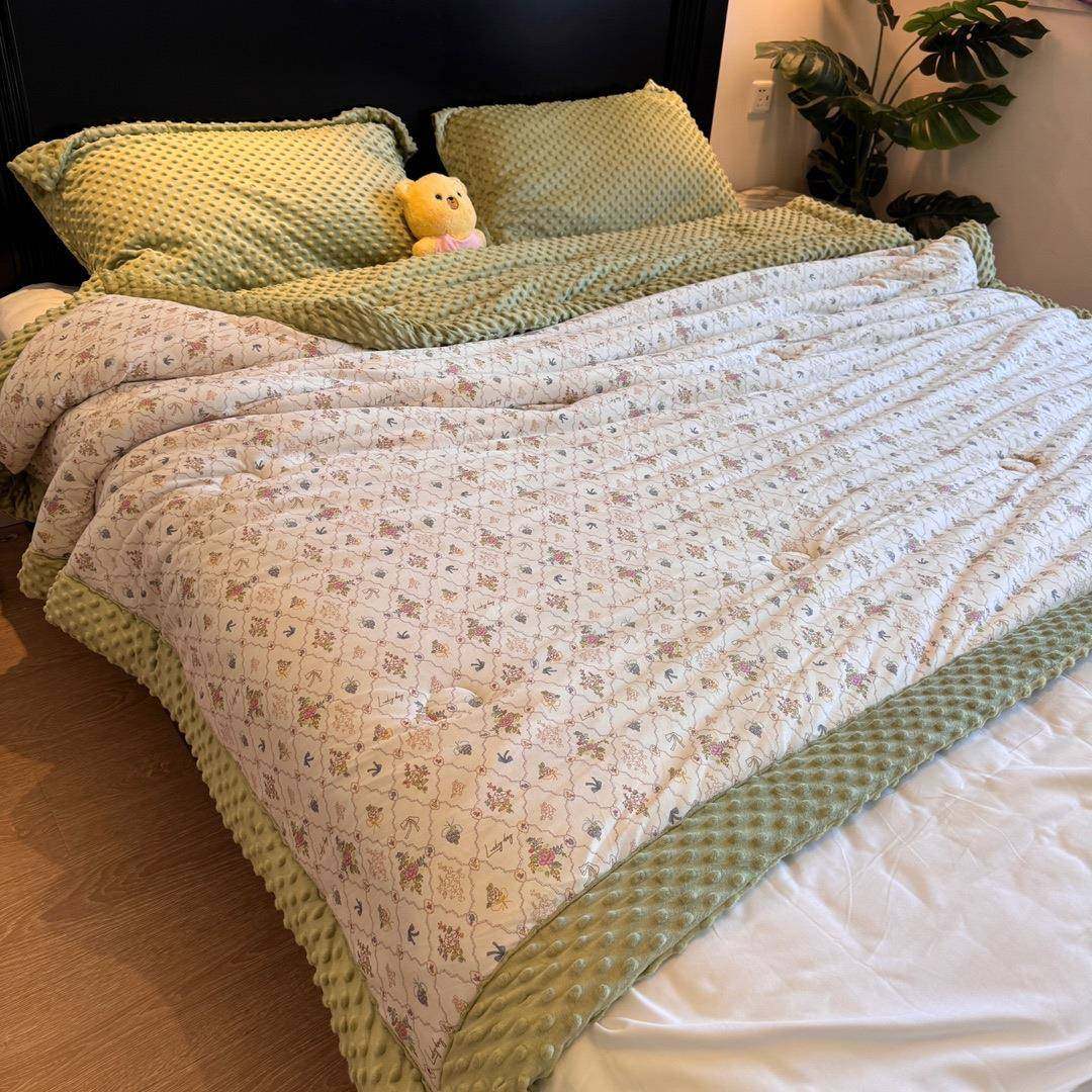 冬新秋款开学季身体立安抚豆豆被PDB011宿舍双人被子被芯贴保暖不