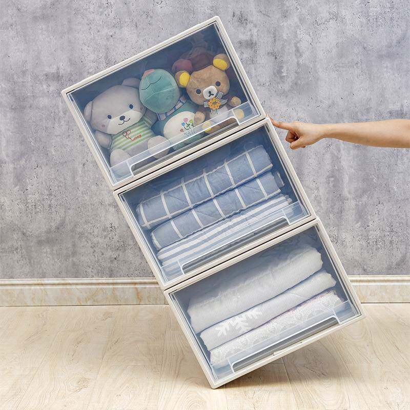 收衣纳收纳箱抽屉式塑料收纳盒衣箱柜衣物收储纳特大号服整理箱透