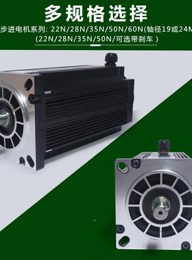 130铝步JQH壳进电机BYG350A/1B/C/防D扭矩24/28/35/50N轴9/24M水