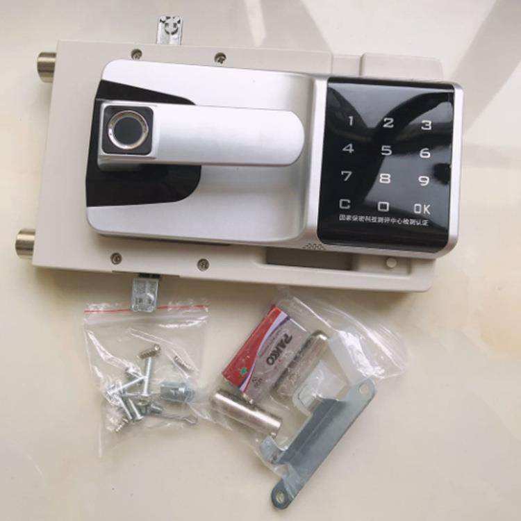 语音指纹码锁铁文ZW801件指皮纹锁柜档案柜子智能锁双人开密锁单,户外/登山/野营/旅行用品,普通密码锁,淘宝优惠券,粉丝福利购,淘宝优惠卷