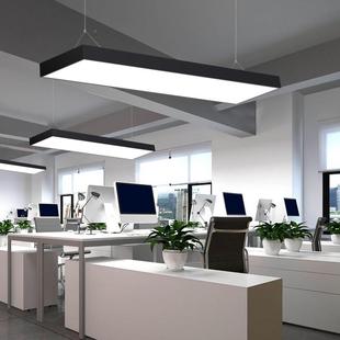 办公大室LED直长条商场超市美904发店铺厅写字楼亮播三色吸顶吊超