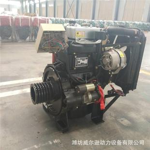 30马柴力柴油机双缸发柴油2105 211油机水冷小型双缸机船用柴油动