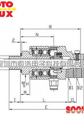 罗拓福斯ROTOFUXS1-2382-33R转接头可替代XHB杜博5林DEUBLL旋IN