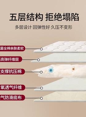 纯防棉床褥加厚床垫垫褥底家用卧室TBO软垫滑可折叠垫被垫褥铺子