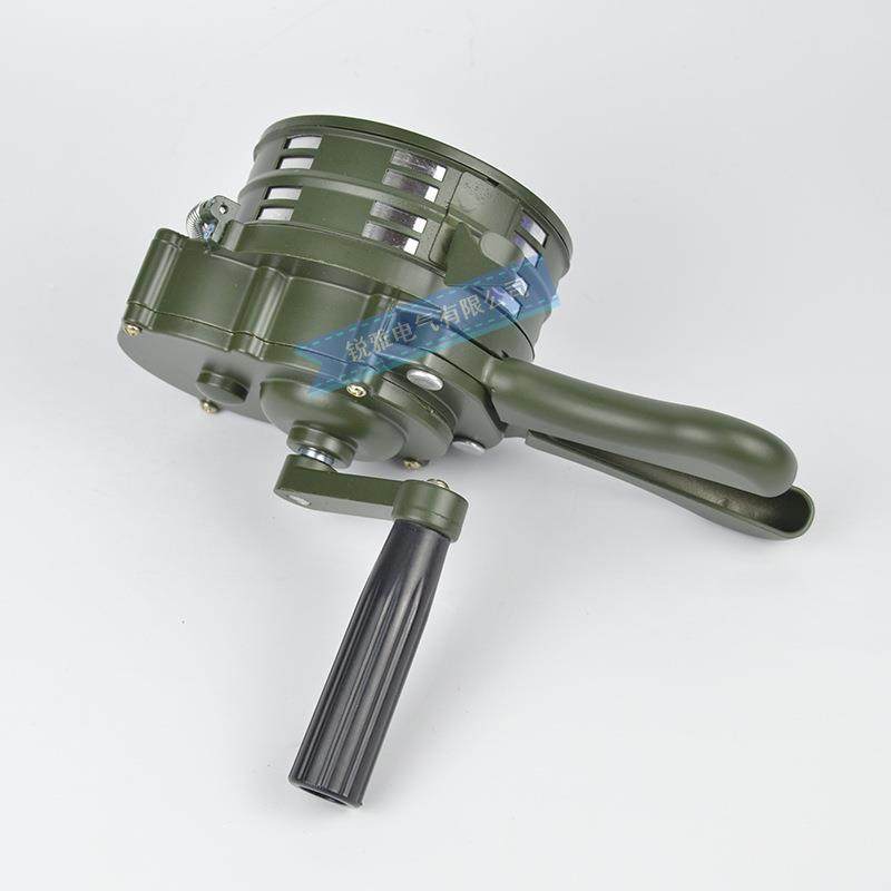 小手持式报警器防汛便演习防空报l声光报警k-100型手摇报携警器手