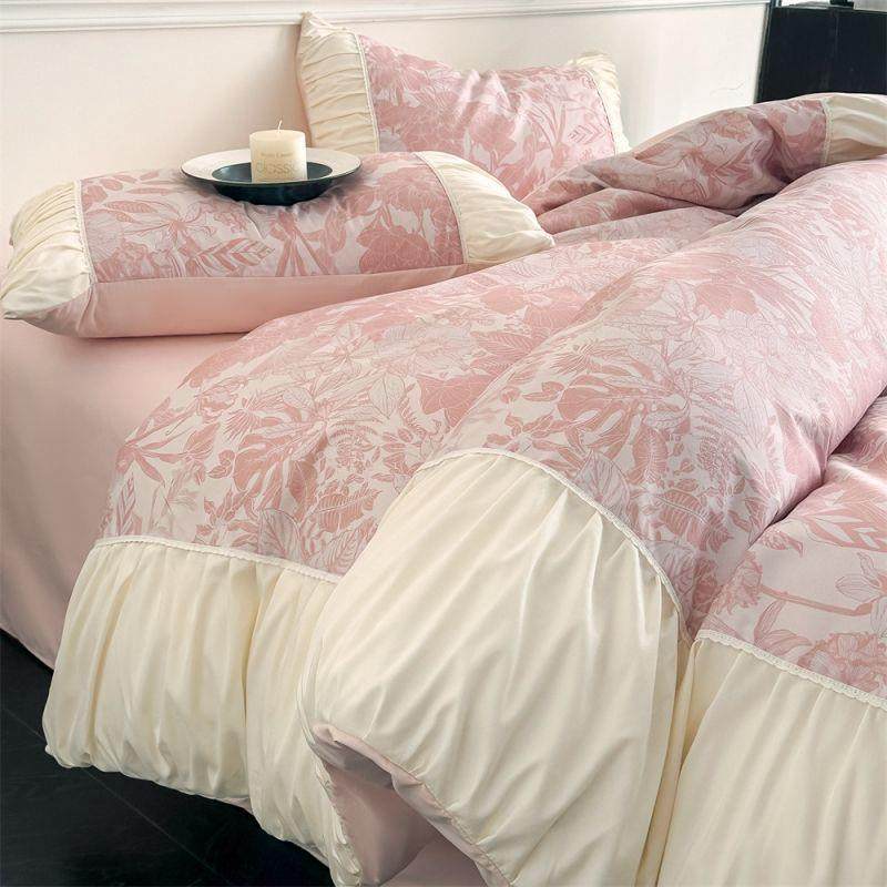 法式棉风奶油风柔软水洗套磨毛四花件套DOG公主风褶皱边被三件套,鲜花速递/花卉仿真/绿植园艺,其它园艺用品,淘宝优惠券,粉丝福利购,淘宝优惠卷