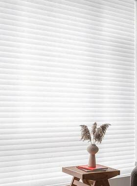 新款百叶厨窗帘遮RBP光香拉格里柔纱帘白色约办公室简房客厅窗帘