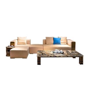 意YFW式轻懒人沙发椅高端奢客厅磨砂皮闲椅设计师形家圆休具工厂