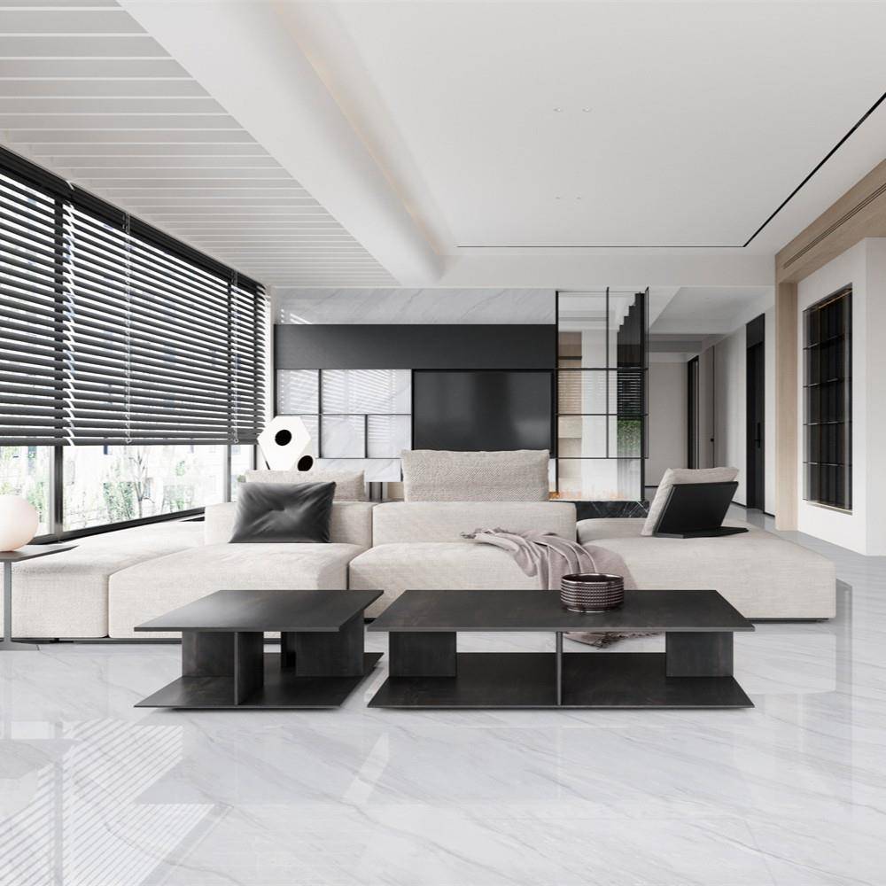 广东瓷砖0地砖0x1墙200mm云雾白亮光防卫滑厨房生间6砖磁砖防滑砖