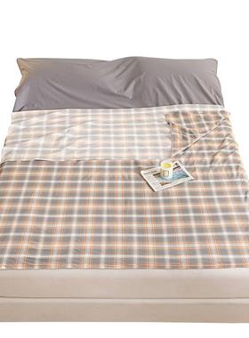 棉酒式店隔脏睡旅行床单被套携成人出便HLZ差旅游旅睡袋宝F^