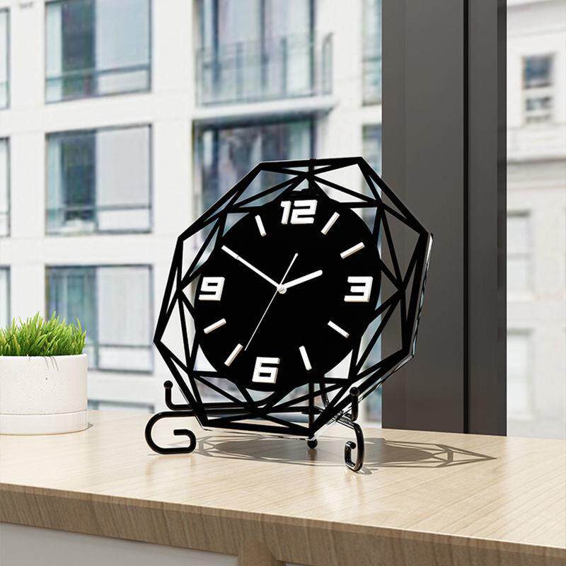 创意钟表小型静摆件BZ003床头卧轻室奢装音饰款时钟摆台钟爆座钟